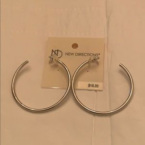 Nordstrom Large Silver Hoops